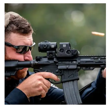 Збільшувач EOTech G43.NM 3x Magnifier без кріплення, Колір:Black