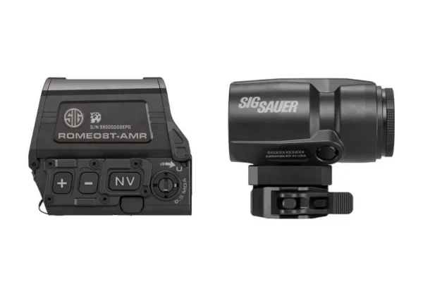 Купити Комплект Sig Sauer SORJ8T101: колiматор ROMEO8T-AMR 1x40 мм + магніфер JULIET3T-AMR 3x22 мм — оригінал з ЄС, безкоштовна доставка Новою Поштою | TACTICAL PRO Комплект Sig Sauer SORJ8T101: колiматор ROMEO8T-AMR 1x40 мм + магніфер JULIET3T-AMR 3x22 мм