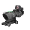 Купити Комплект прицілів: оптичний Trijicon ACOG 4x32 BAC, Green Chevron + коліматорний RMR Type 2 — 3.25 MOA — оригінал з ЄС, безкоштовна доставка Новою Поштою | TACTICAL PRO Комплект прицілів: оптичний Trijicon ACOG 4x32 BAC, Green Chevron + коліматорний RMR Type 2 — 3.25 MOA