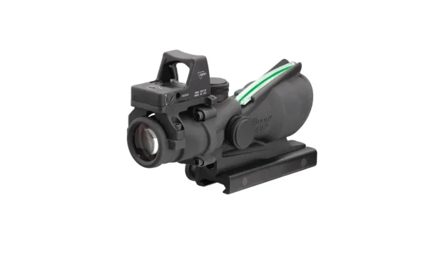 Купити Комплект прицілів: оптичний Trijicon ACOG 4x32 BAC, Green Chevron + коліматорний RMR Type 2 — 3.25 MOA — оригінал з ЄС, безкоштовна доставка Новою Поштою | TACTICAL PRO Комплект прицілів: оптичний Trijicon ACOG 4x32 BAC, Green Chevron + коліматорний RMR Type 2 — 3.25 MOA