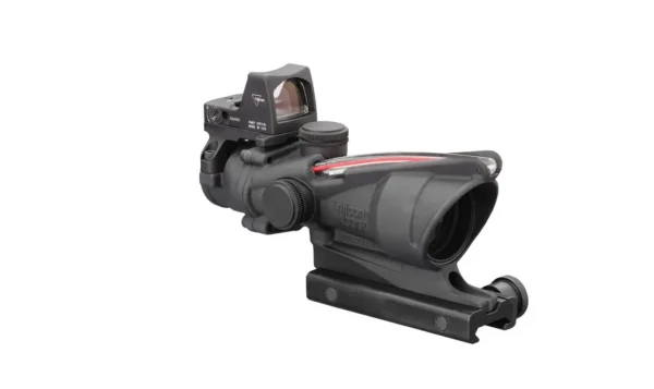 Купити Комплект прицілів: оптичний Trijicon ACOG 4x32 BAC, Red Crosshair + коліматорний RMR Type 2 — 3.25 MOA — оригінал з ЄС, безкоштовна доставка Новою Поштою | TACTICAL PRO Комплект прицілів: оптичний Trijicon ACOG 4x32 BAC, Red Crosshair + коліматорний RMR Type 2 — 3.25 MOA